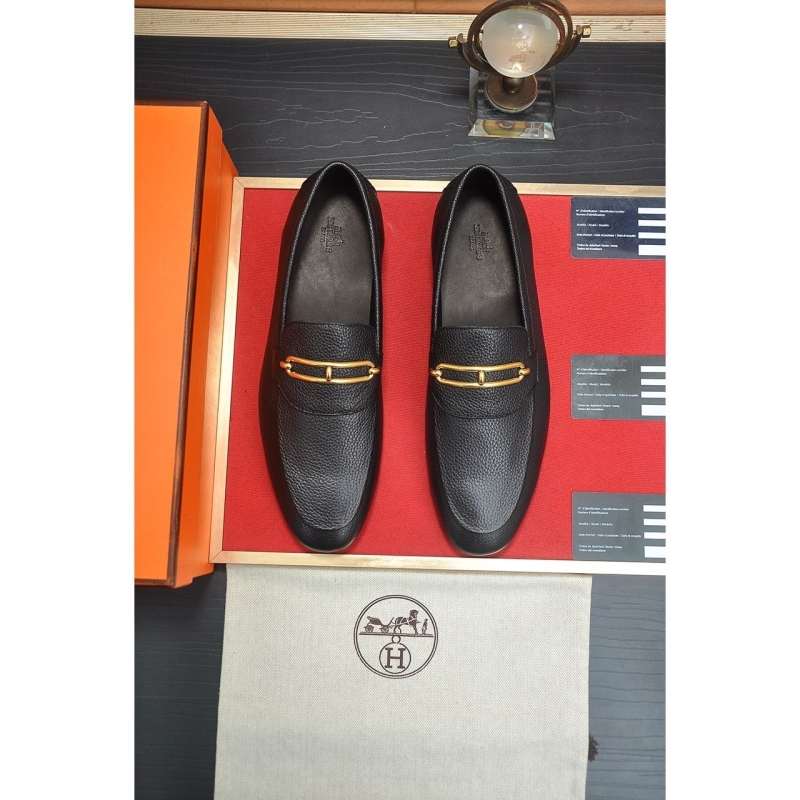 H**mes leather shoes